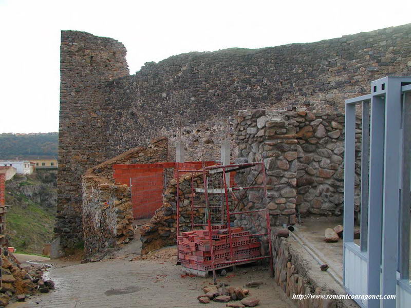 RESTOS DE MURALLA DESDE EL NOROESTE